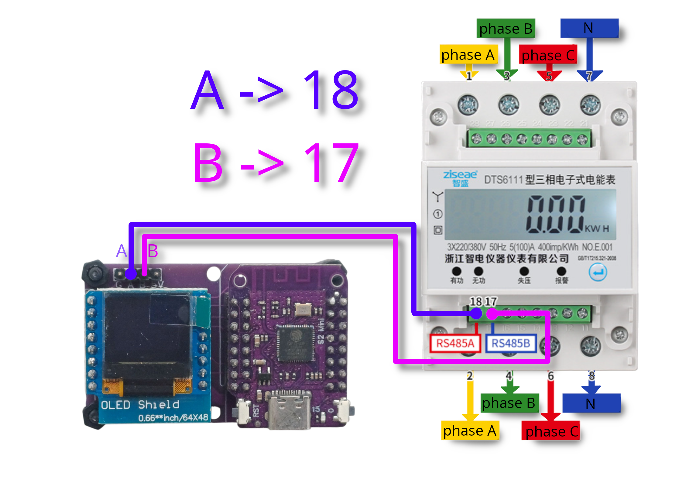 DTS6111 แบบต่อตรง