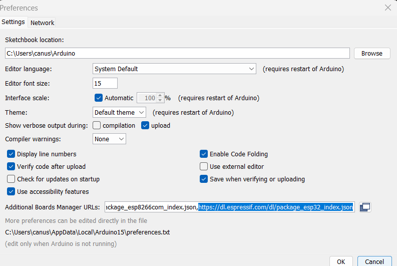 Addition Board Manager URLs