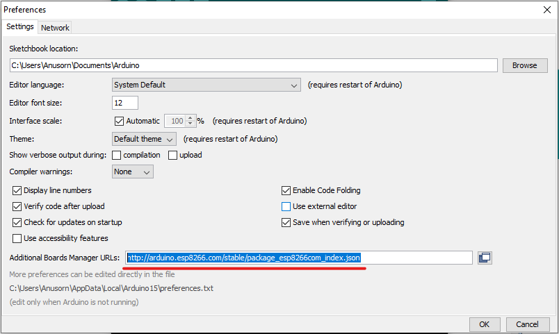 Addition Board Manager URLs
